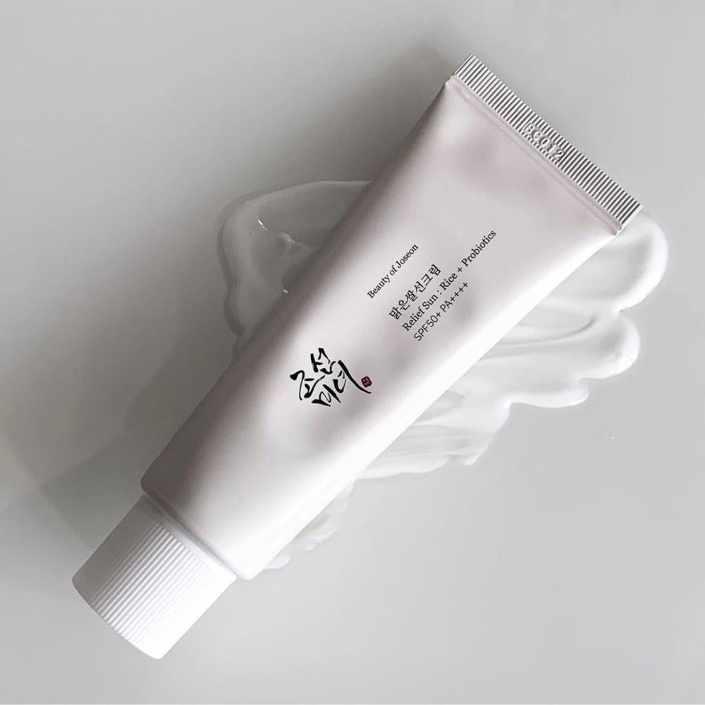 واقي الشمس بيوتي أوف جوسون ريليف صن رايس + بروبيوتيك SPF 50+ PA++++ – 50 مل