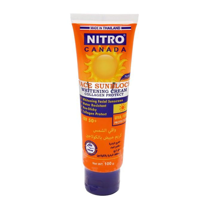 واقي شمس نيترو كندا 100جرام Nitro Canada Face Sunblock UV50