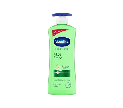 لوشن الجسم فازلين ألو فريش (Vaseline Aloe Fresh Body Lotion) بحجم 400 مل